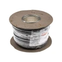 RS PRO 6491B Series Black Hook Up Wire, 7 x 0.85 mm Strands, 4.7 mm OD, 100 m Length, Thermoplastic Polyolefin 185-3938