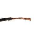 RS PRO 6491B Series Black Hook Up Wire, 7 x 0.85 mm Strands, 4.7 mm OD, 100 m Length, Thermoplastic Polyolefin 185-3938