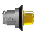 Schneider Electric 2 Position Illuminated Selector Switch Head, 30 mm Cutout, Yellow Handle, IP69 IP66 IP67 ZB4FK1283