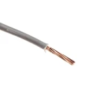 RS PRO Grey Low Smoke Non-Halogen Hook Up Wire 7/1.04 mm Core Strands 100 m Length 450/750 V 6491B 185-3944