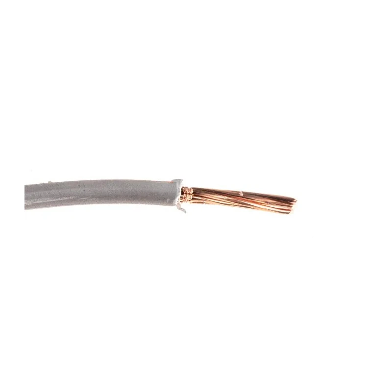 RS PRO Grey Low Smoke Non-Halogen Hook Up Wire 7/1.04 mm Core Strands 100 m Length 450/750 V 6491B 185-3944