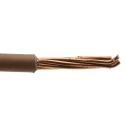 RS PRO 6491B Series Brown Hook Up Wire 7/1.35 mm Core Strands 100 m Low Smoke Non-Halogen 450V DC 750V AC 90°C 185-3950