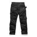 Scruffs Trade Flex Men's Black Work Trouser 30 in Waist 32 in Leg T54497