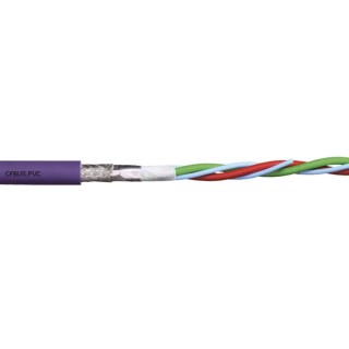 Igus chainflex CFBUS.PVC Data Cable 8 Cores 0.15mm² 26 AWG Screened 25 m Purple Polyvinyl Chloride Sheath CFBUS.PVC.045