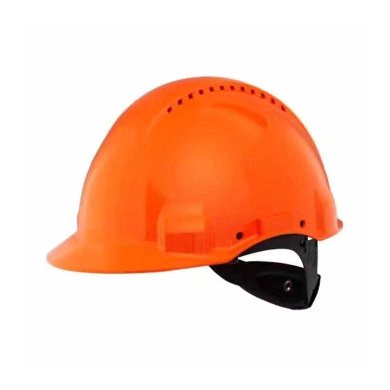 3M Orange Ventilated Adjustable Safety Helmet High Performance Polyethylene EN 397 G30NOR