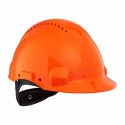 3M Orange Ventilated Adjustable Safety Helmet High Performance Polyethylene EN 397 G30NOR