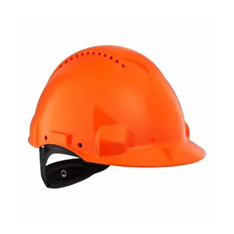 3M Orange Ventilated Adjustable Safety Helmet High Performance Polyethylene EN 397 G30NOR