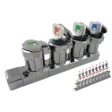 IDEM M-KE Safety Interlock Switch Metal Housing Keyed Interlock System M-KE-NS3 (A101, B201, C301)