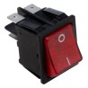 RS PRO Illuminated DPST On-Off On-Off Rocker Switch Panel 185-8229