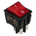 RS PRO Illuminated DPST On-Off On-Off Rocker Switch Panel 185-8229