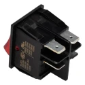 RS PRO Illuminated DPST On-Off On-Off Rocker Switch Panel 185-8229
