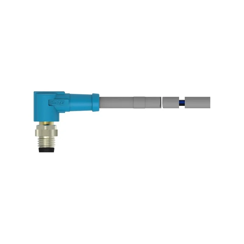 TE Connectivity Sensor Actuator Cable Male 3 Way M8 to 3 Way, Polyurethane Jacket, 5000mm, 60V, IP67 Rated T4061220003-005