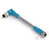 TE Connectivity Male/Female 4 Way Right Angle to 4 Way Straight Sensor Actuator Cable, 500 mm T4062223004-001