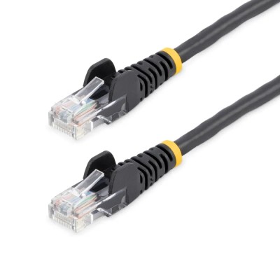 StarTech.com Cat5e Ethernet Cable, 1 m, Unscreened, Black PVC 
