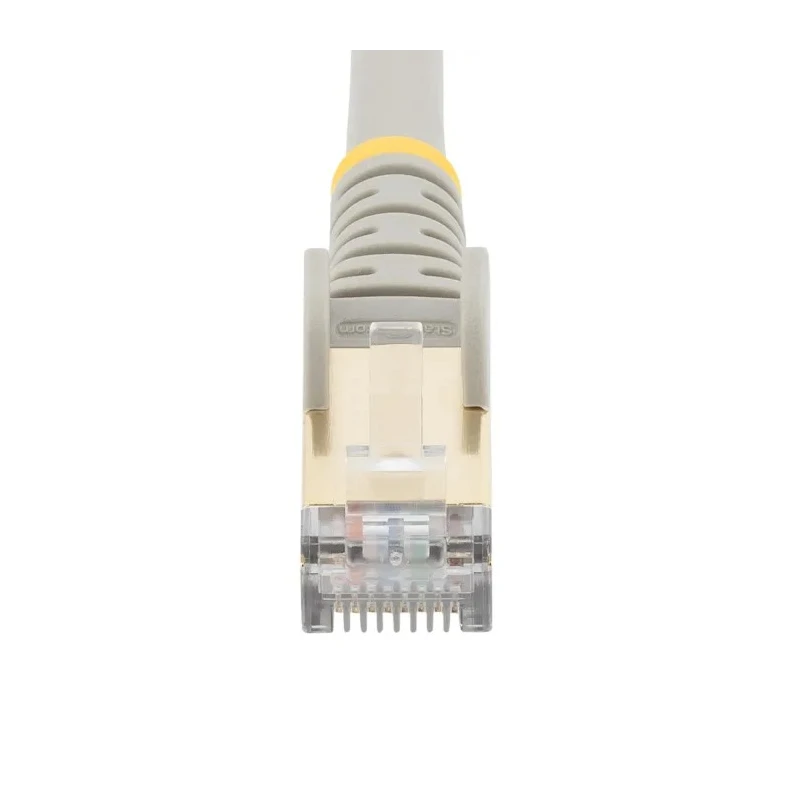 StarTech.com Cat6a - 10Gbit/s Shielded Screened Ethernet Cable, 0.5 m, Grey PVC Cat6a 