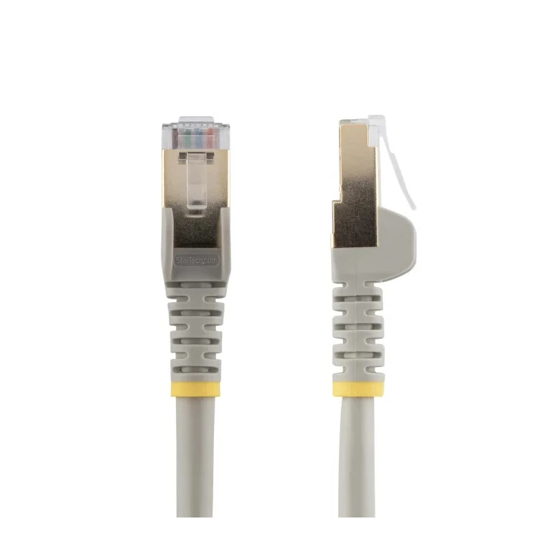 StarTech.com Cat6a - 10Gbit/s Shielded Screened Ethernet Cable, 0.5 m, Grey PVC Cat6a 