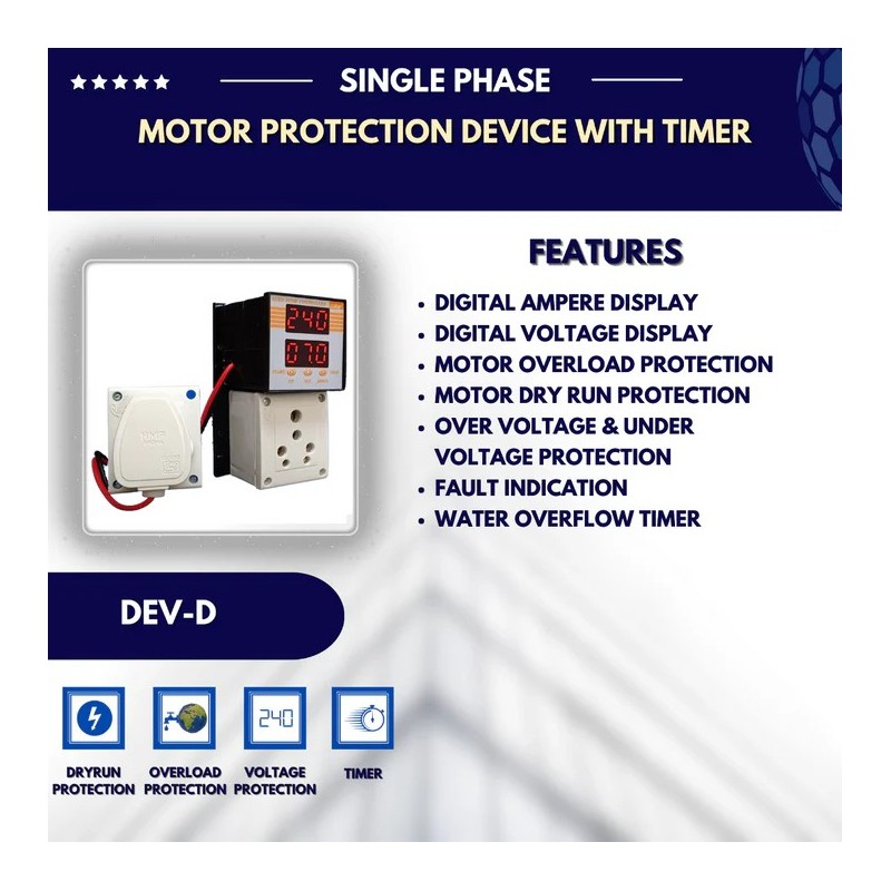 Buy Vukar Monoblock Motor Protection Device DEV-D Secure Motor