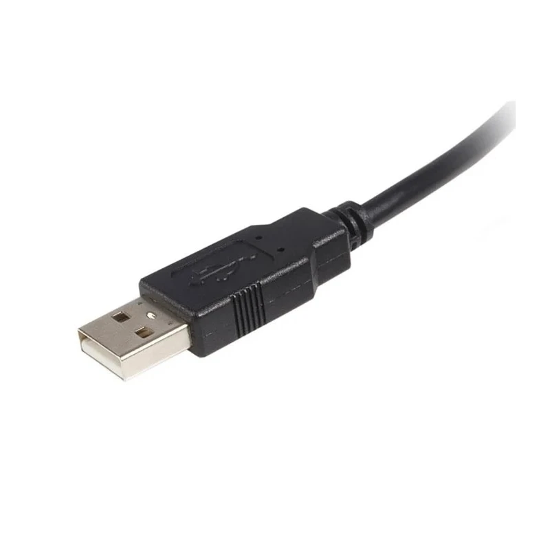 StarTech.com USB 2.0 Male USB 2.0 Type A to Male USB B Cable, Black PVC Jacket, 3 m USB2HAB3M