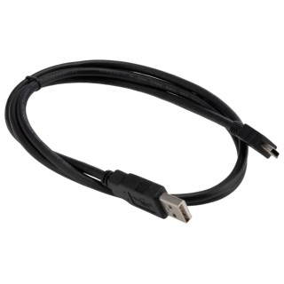 StarTech.com USB 2.0 Male USB 2.0 Type A to Male Mini USB Type B Cable Black 1m USB2HABM1M