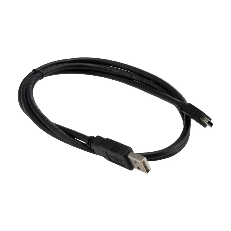 StarTech.com USB 2.0 Male USB 2.0 Type A to Male Mini USB Type B Cable Black 1m USB2HABM1M
