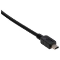 StarTech.com USB 2.0 Male USB 2.0 Type A to Male Mini USB Type B Cable Black 1m USB2HABM1M