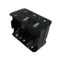 RS PRO Battery Holder Snap-in Polypropylene Body for C Size 6 Cells with Solder Tag 185-4625