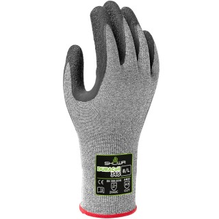 Showa 346 Grey HPPE Polyester Work Gloves, Size 7, Cut Resistant, Latex Foam Coating SHO576