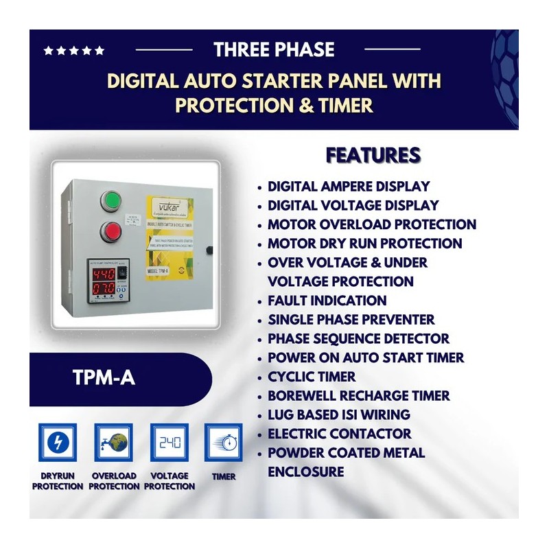 Buy Vukar Digital DOL Water Level Control Panel 10 TPM-A3