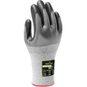 Showa Cut Resistant Work Gloves Grey HPPE Polyester Nitrile Foam Coating Size 8 SHO577