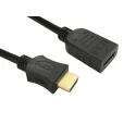 RS PRO 3 m 4K at 60Hz High Speed HDMI 1.4 Cable Male to Female Black 186-3016