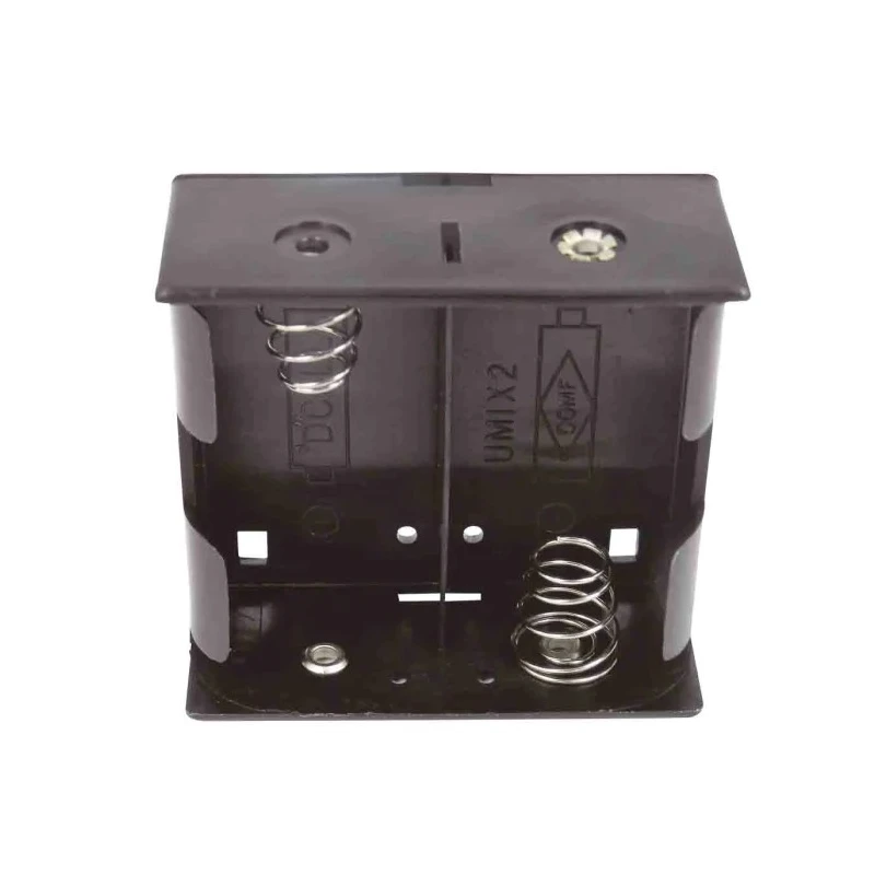 RS PRO D Size 2-Cell Polypropylene Battery Holder Snap-in Mount with Solder Tag 185-4698