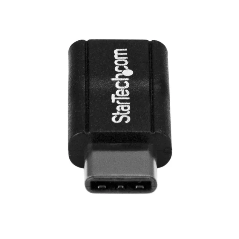 StarTech.com USB 2.0 Male USB Type C to Male Micro USB Type B USB Adapter Black USB2CUBADP