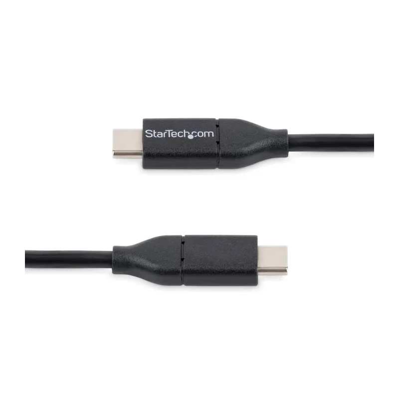 StarTech.com USB 2.0 Male USB Type C to Male USB Type C Cable Black 500mm USB2CC50CM