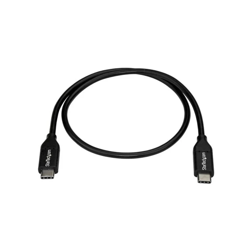 StarTech.com USB 2.0 Male USB Type C to Male USB Type C Cable Black 500mm USB2CC50CM