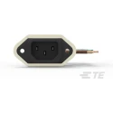 TE Connectivity High Performance 250V AC 3A Flange IEC Filter Wire Corcom EJT Series 3EJT8F