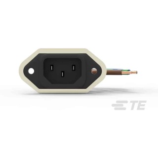 TE Connectivity High Performance 250V AC 3A Flange IEC Filter Wire Corcom EJT Series 3EJT8F