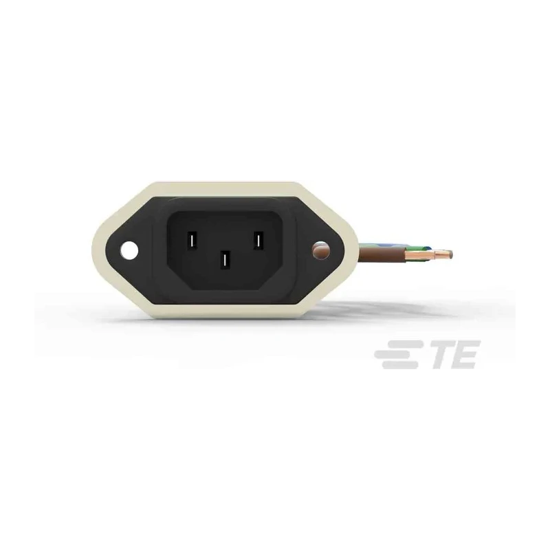 TE Connectivity High Performance 250V AC 3A Flange IEC Filter Wire Corcom EJT Series 3EJT8F