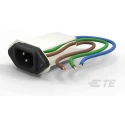 TE Connectivity High Performance 250V AC 3A Flange IEC Filter Wire Corcom EJT Series 3EJT8F