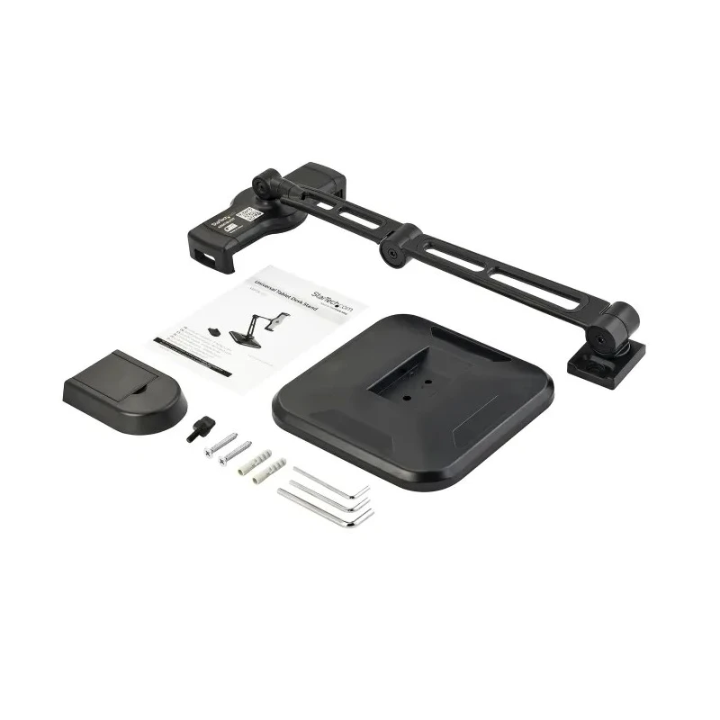 StarTech.com Black Aluminium and Plastic Tablet Stand for use with iPad ARMTBLTDT
