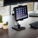 StarTech.com Black Aluminium and Plastic Tablet Stand for use with iPad ARMTBLTDT