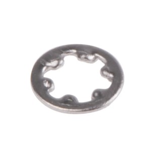 RS PRO Stainless Steel Plain Internal Tooth Shakeproof Washer M2 DIN 6797J 187-0535