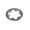 RS PRO Stainless Steel Plain Internal Tooth Shakeproof Washer M2 DIN 6797J 187-0535