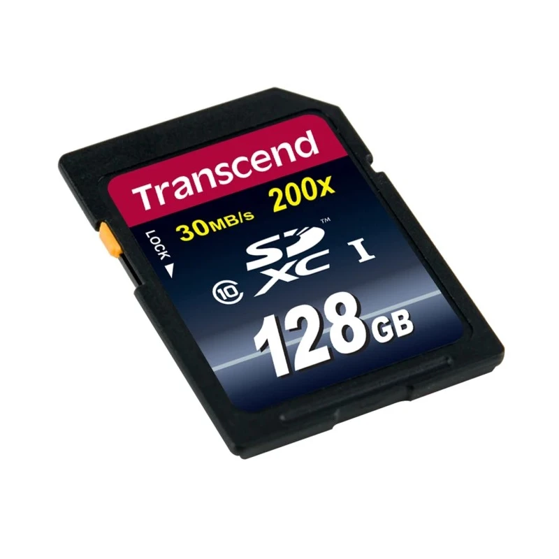Transcend 128 GB SDXC SD Card Class 10 TS128GSDXC10