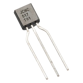 onsemi Digital Transistor 30 V 625 mW NPN Through Hole TO-92 3-Pin BC517-D74Z
