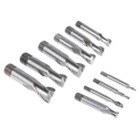 RS PRO Screwed Slot Drill Set 2 Flutes High Speed Steel Cobalt BS 122-4 Standard Model 185-7557