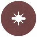 Bosch X Lock Aluminium Oxide Abrasive Disc, 115 mm Diameter, P80 Grit, Pack of 50 2608619168