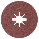 Bosch X Lock Aluminium Oxide Abrasive Disc 125 mm P24 Grit Pack of 50 2608619171