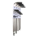 Bahco 13 Piece L Imperial Hex Key Set, Hex Size 0.05 to 9.53 mm, Long Arm, Stainless Steel BE-9786I