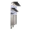 Bahco 13 Piece L Imperial Hex Key Set, Hex Size 0.05 to 9.53 mm, Long Arm, Stainless Steel BE-9786I