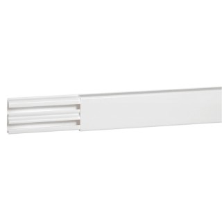 Legrand Mini Cable Trunking DLP White, Width 12.5 mm x Depth 32 mm x Length 2.1 m, Polyvinyl Chloride 0 300 14